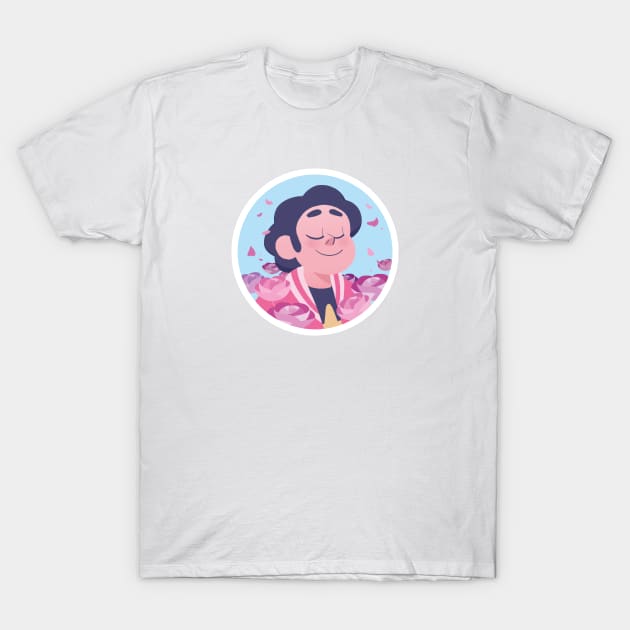 Pastel Steven portrait T-Shirt by bealorart